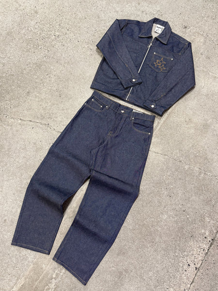 DENIM 3STA JACKET (RAW INDIGO)