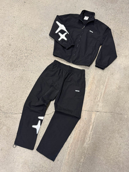 BLACK HALFTONE STA TRACK TOP