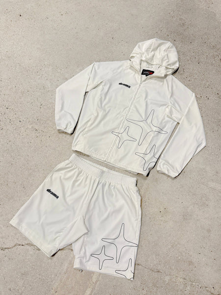 LIGHTWEIGHT NYLON JACKET (IVORY)