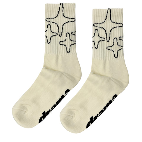 CREAM 3STA SOCKS