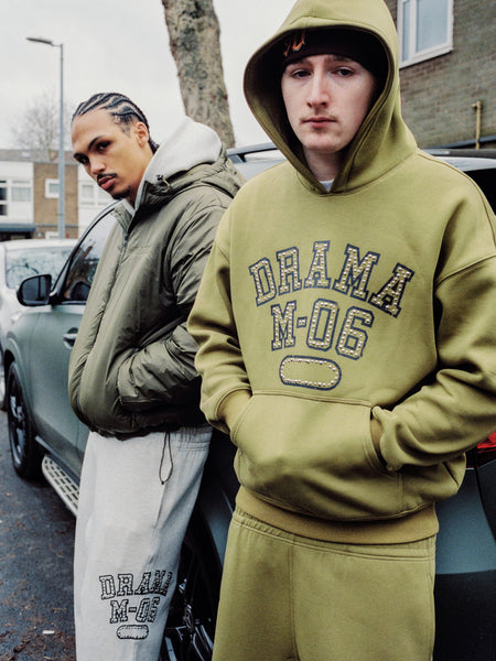 ARMY GREEN COLLEGE STUD BOTTOMS