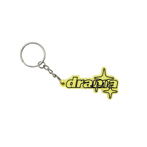 YELLOW LINESTAR KEYRING