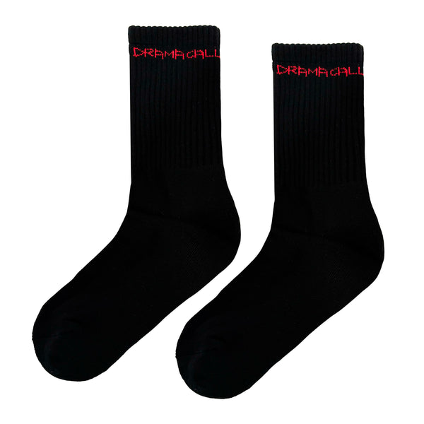 BLACK N RED DC SOCKS