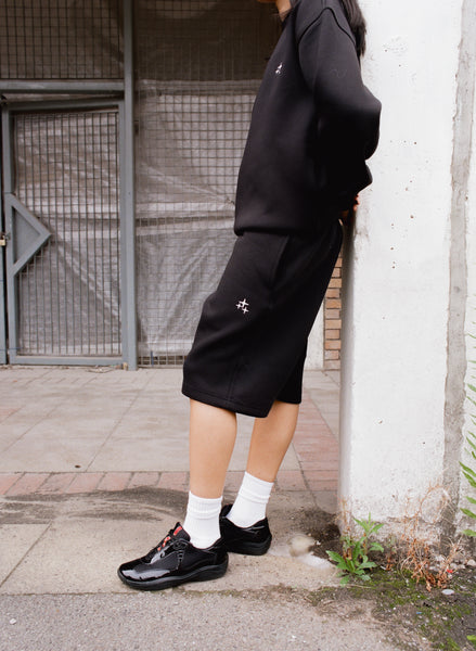 BLACK STA SHORTS