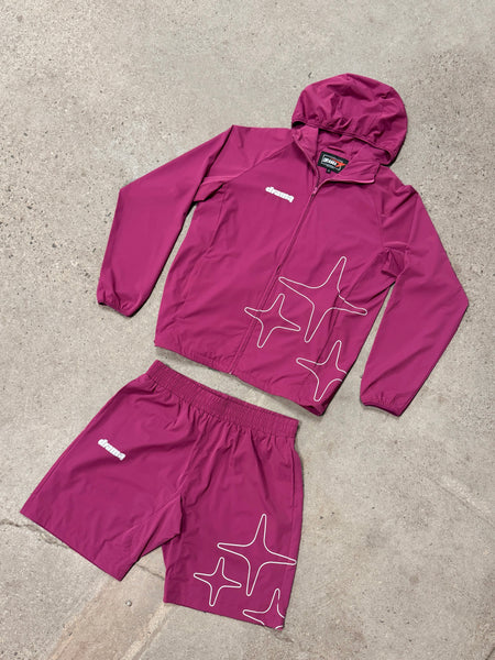 LIGHTWEIGHT NYLON JACKET (PURPLE)