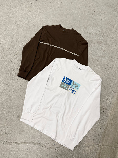 STRIPE LONGSLEEVE TEE (BROWN)