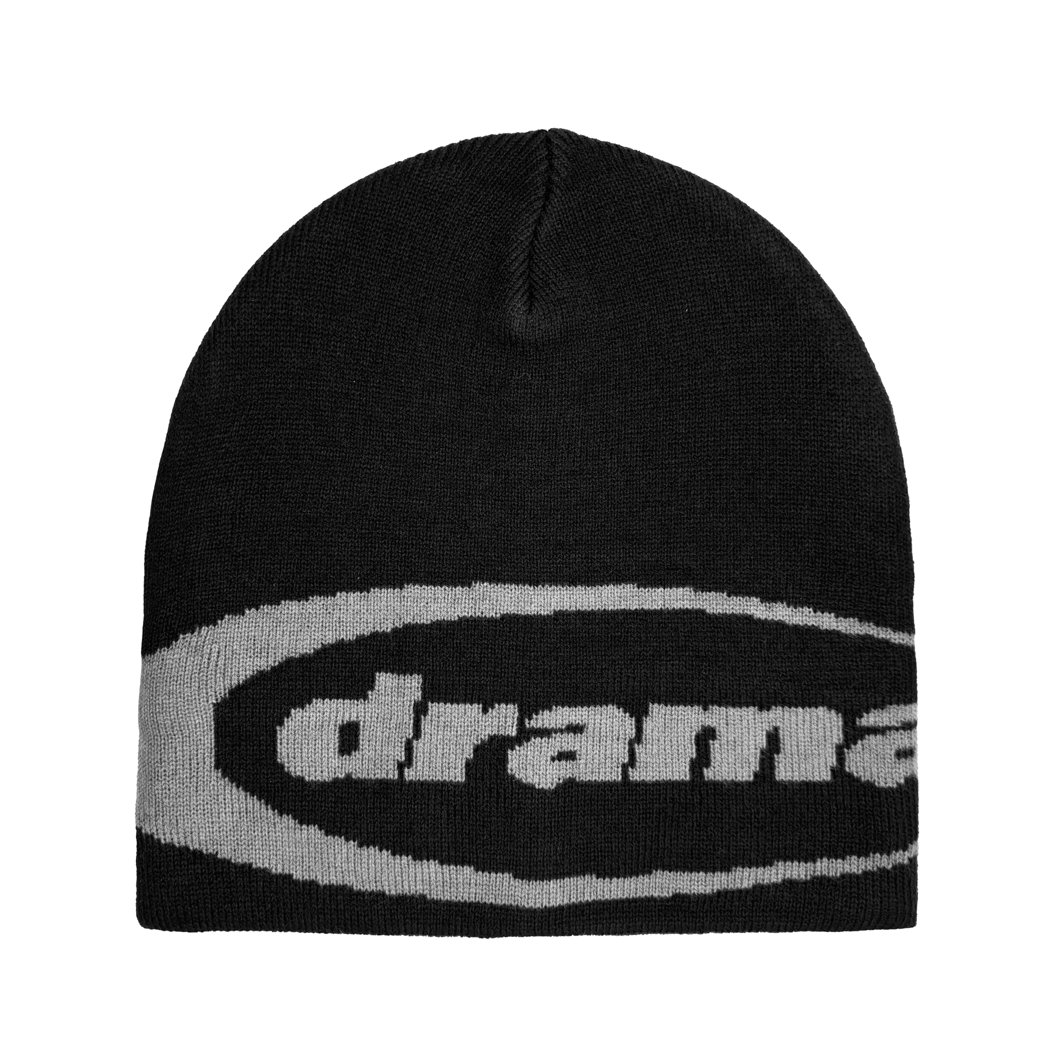 BLACK N GREY OVAL SKULLY