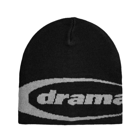 BLACK N GREY OVAL SKULLY