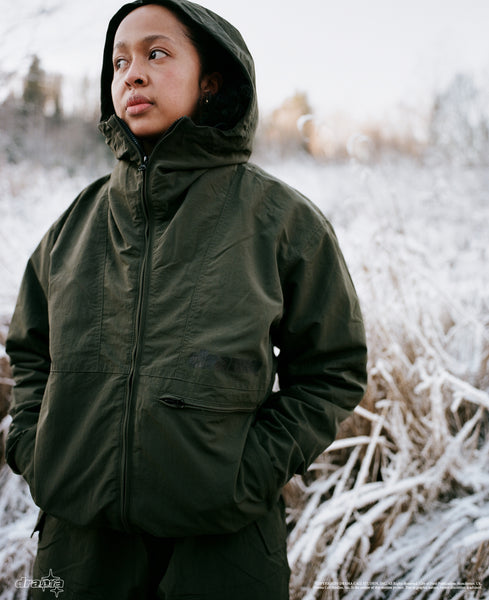 ARMY GREEN LIGHT RAIN PARA PANTS