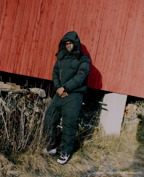 BLACK DUCK DOWN LINE-STA PUFFAH PANTS