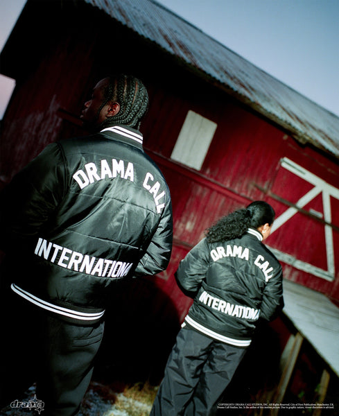 BLACK COLLEGE JACKET