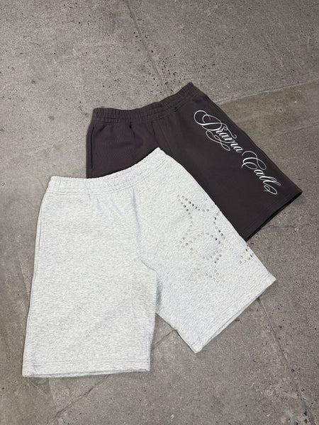 OG GREY 3STA HOLE SHORTS