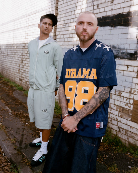 NAVY N ORANGE DRAMA 98' JERSEY