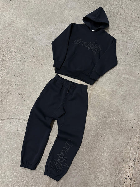 BLACK ON BLACK LINESTAR BOTTOMS