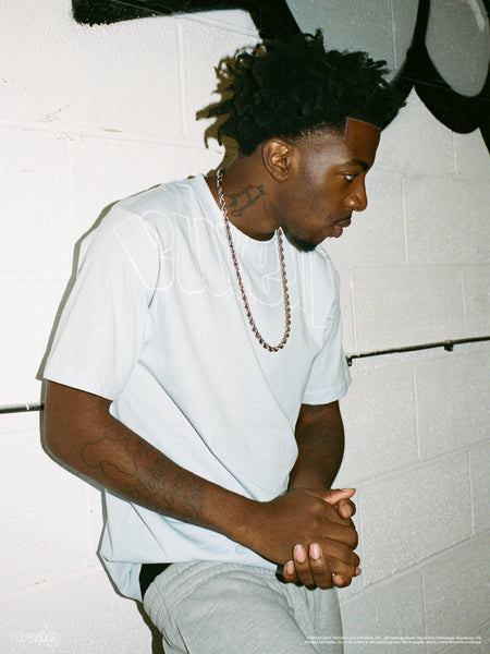 OUTLINE FLIP TEE (BABY BLU)