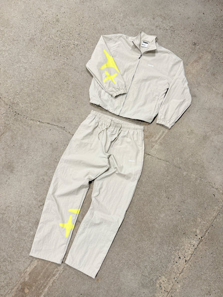 LITE GREY HALFTONE STA TRACK TOP