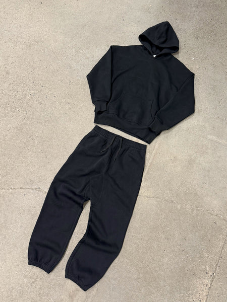 BLACK ALL STAR EMBROIDERED HOOD