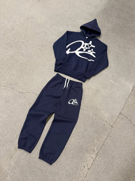 NAVY SCRIBBLE BOTTOMS