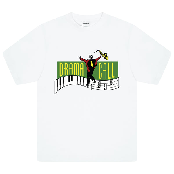 JAZZ TEE  (WHITE) * NEW BLANK