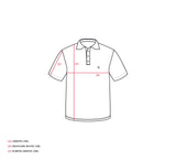NO.9 STRIPE HEAVY POLO (BLACK) - New