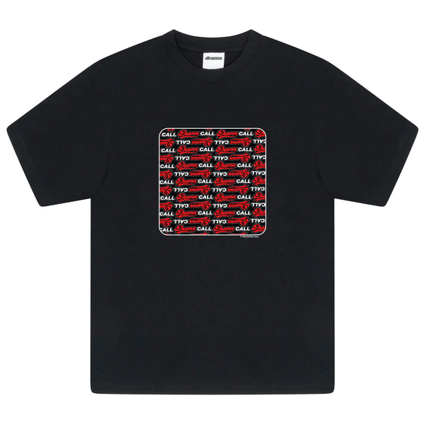 REPEAT SCRIPT TEE (BLACK) * NEW BLANK