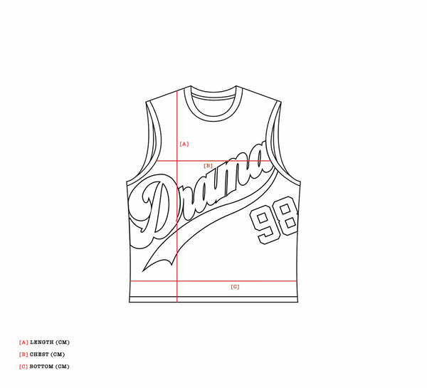 BLACK SCRIPT 98' CUT OFF VEST