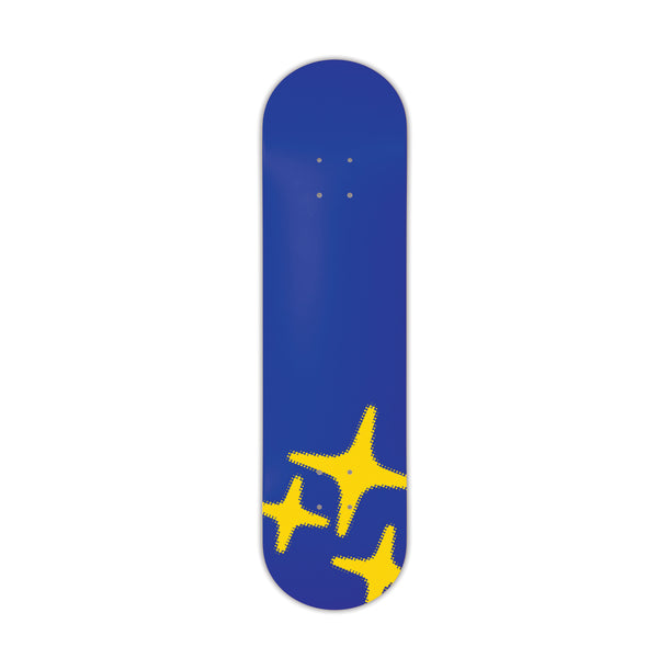 BLU HALFTONE STA SKATEBOARD (8.25")