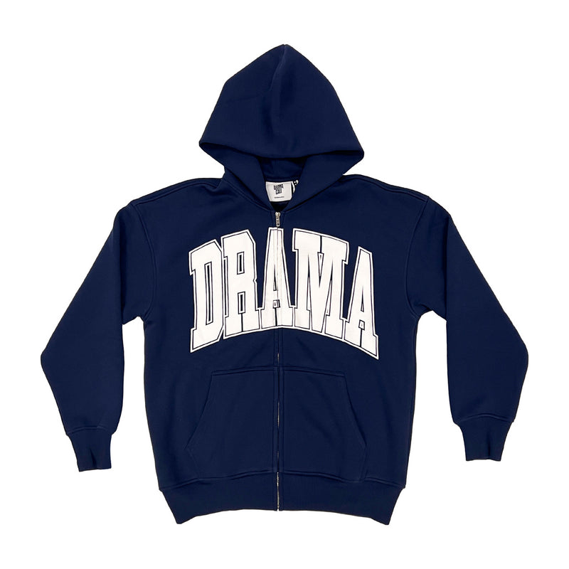 NAVY BLUE HEAVY ZIP UP