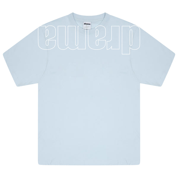 OUTLINE FLIP TEE (BABY BLU)