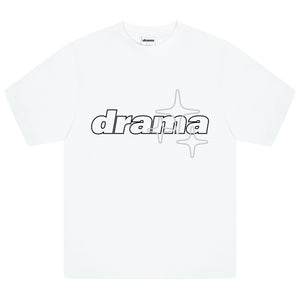 GREY LINESTAR TEE *NEW BLANK  (WHITE)