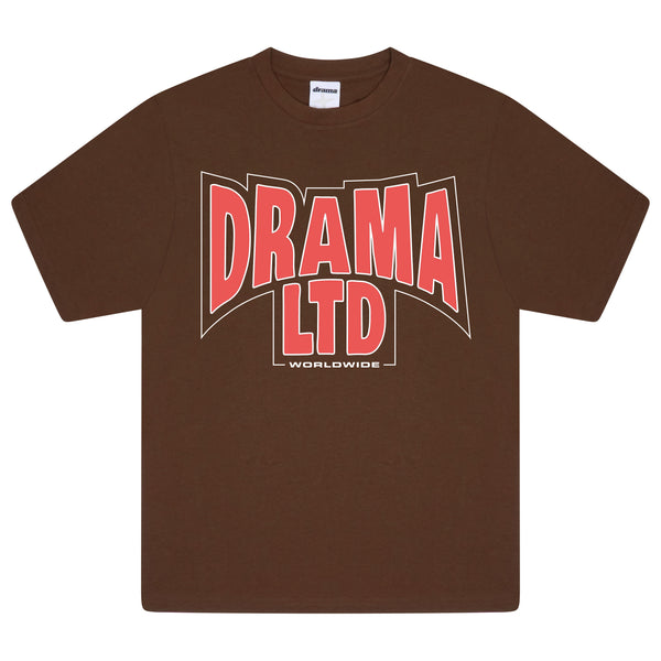 DRAMA WORLDWIDE TEE (BROWN)