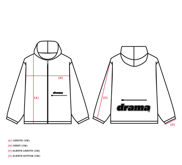 GREY SHELL RAIN JACKET