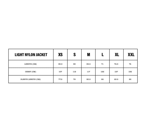 LIGHT GREY LIGHTWEIGHT NYLON JACKET