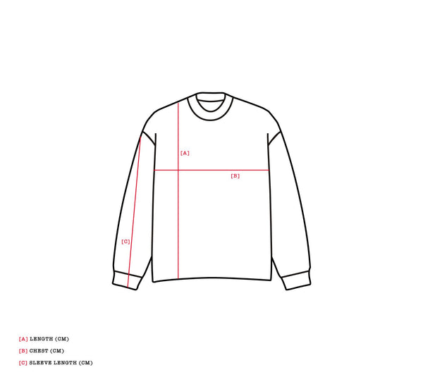 ALPHABET LONGSLEEVE TEE (WHITE)