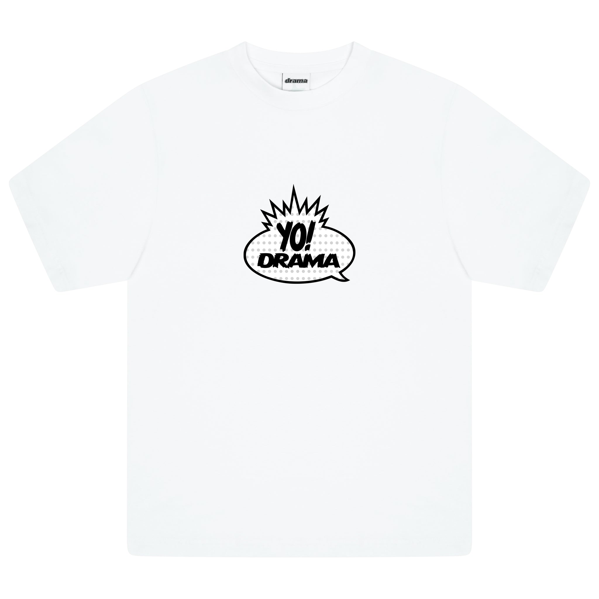 YO DRAMA TEE *NEW BLANK (WHITE)