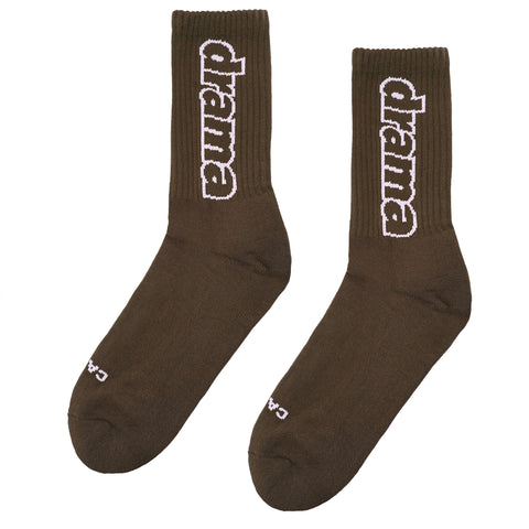 BROWN STAPLE SOCKS