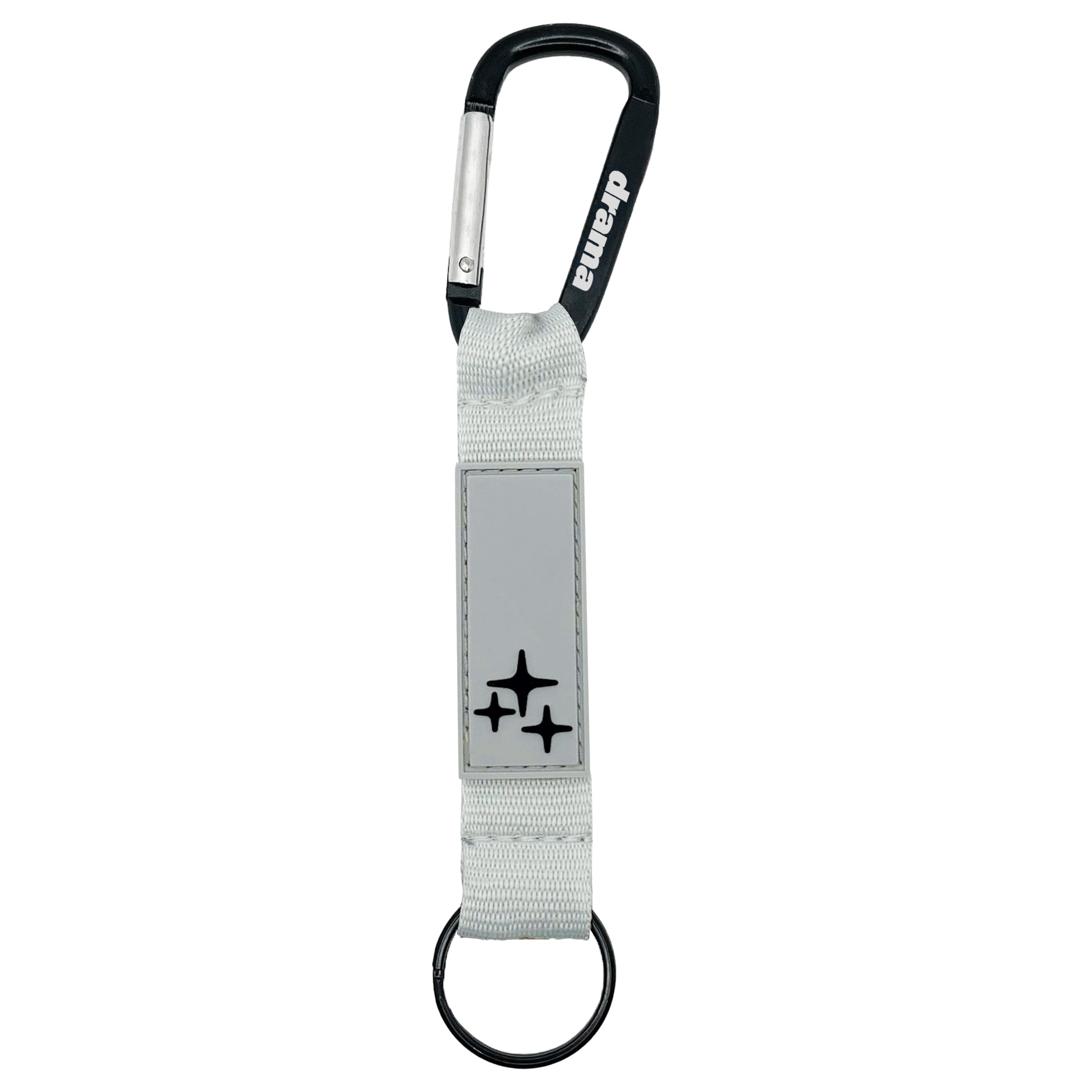GREY STA CARABINER KEYRING