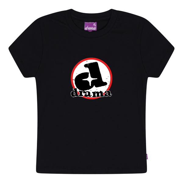 CIRC WOMENS BABY TEE (BLACK)