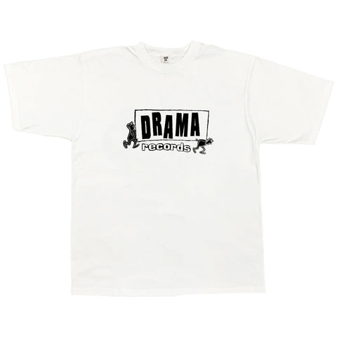 DRAMA RECORDS TEE (WHITE)