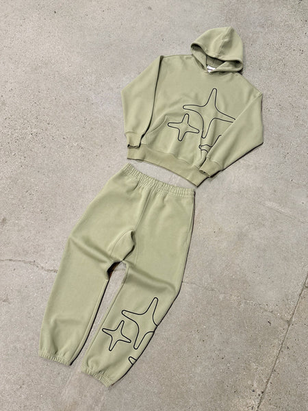 SAGE GREEN 3STA STITCH BOTTOMS