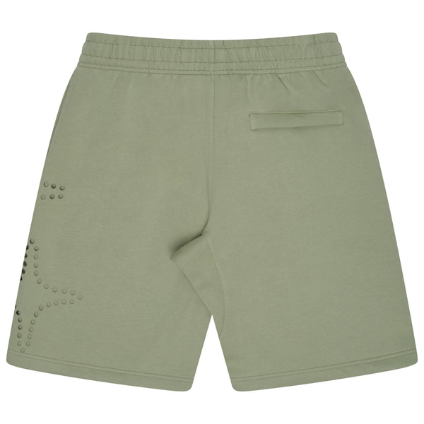 Men's army green Drama Call 3STA hole shorts back view
