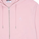 Men's baby pink Drama Call STA zip-up hoodie, detail view 