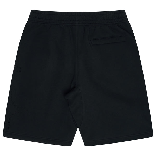 Men's black Drama Call 3STA hole shorts back view