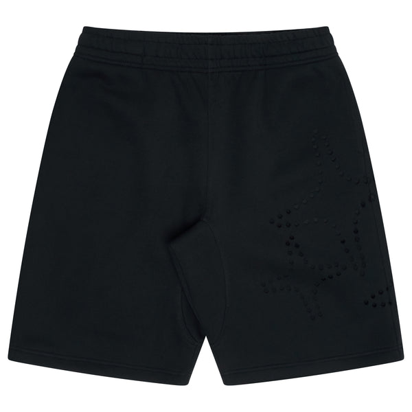 Men's black Drama Call 3STA hole shorts front view