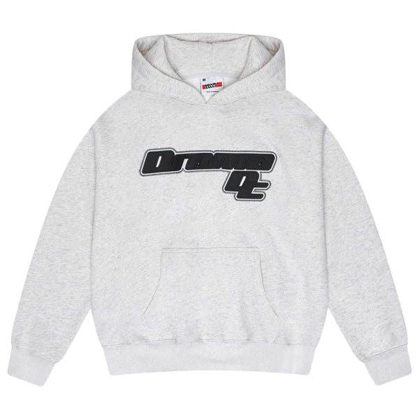 Men's grey Drama Call AV Sport hoodie front view 