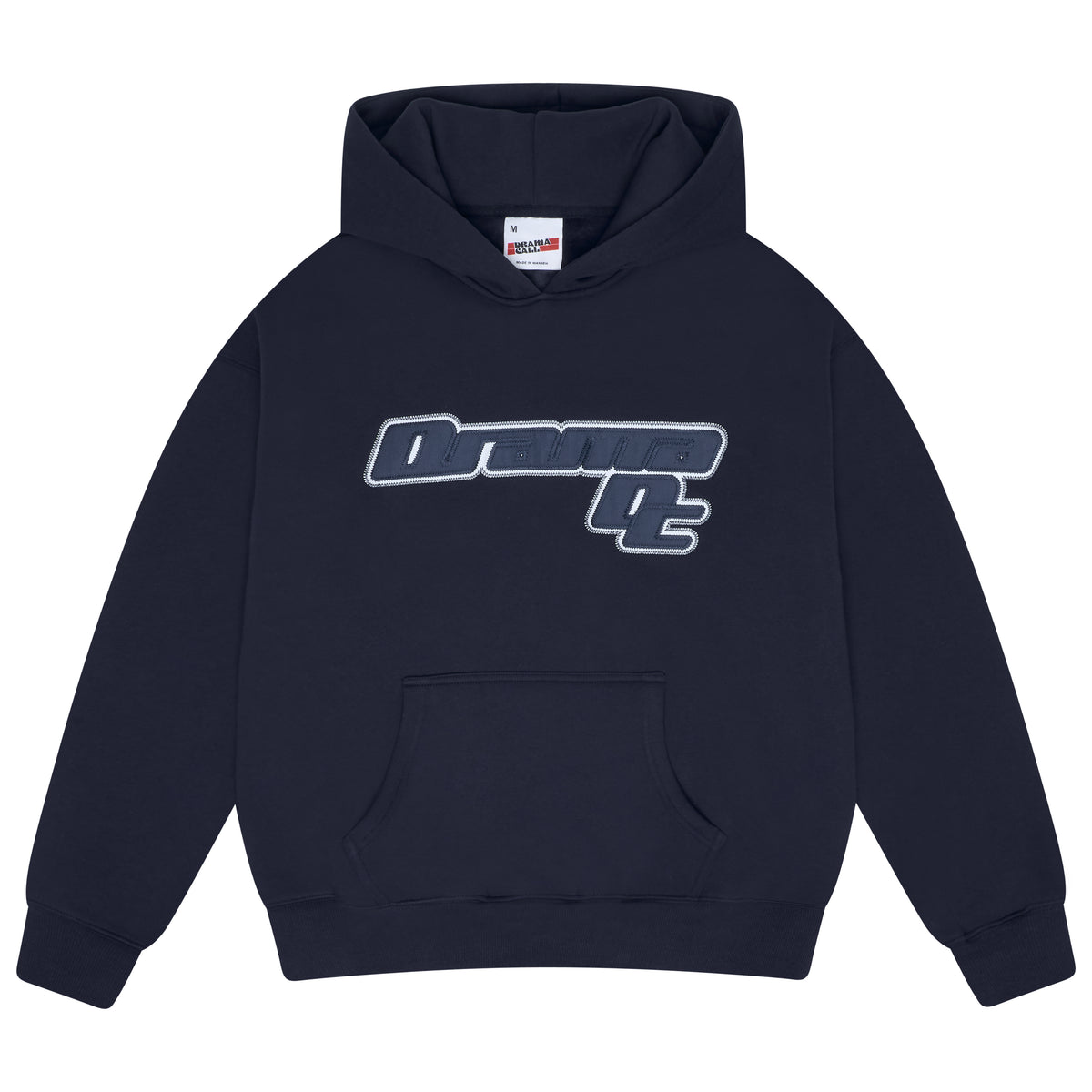 Men's navy Drama Call AV Sport hoodie front view