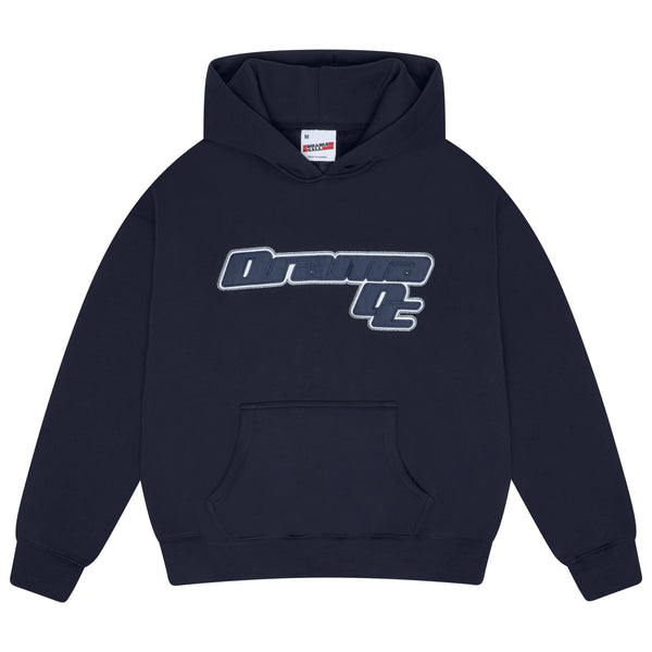 Men's navy Drama Call AV Sport hoodie front view