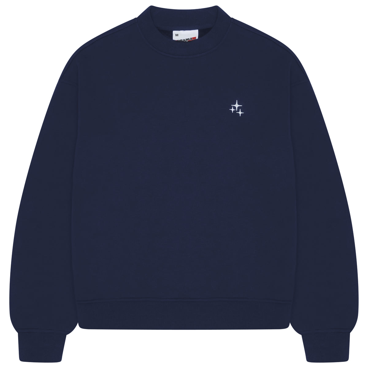 Men's navy Drama Call STA crewneck sweatshirt front view