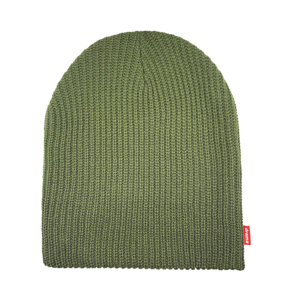 ARMY GREEN KNIT SKULLY