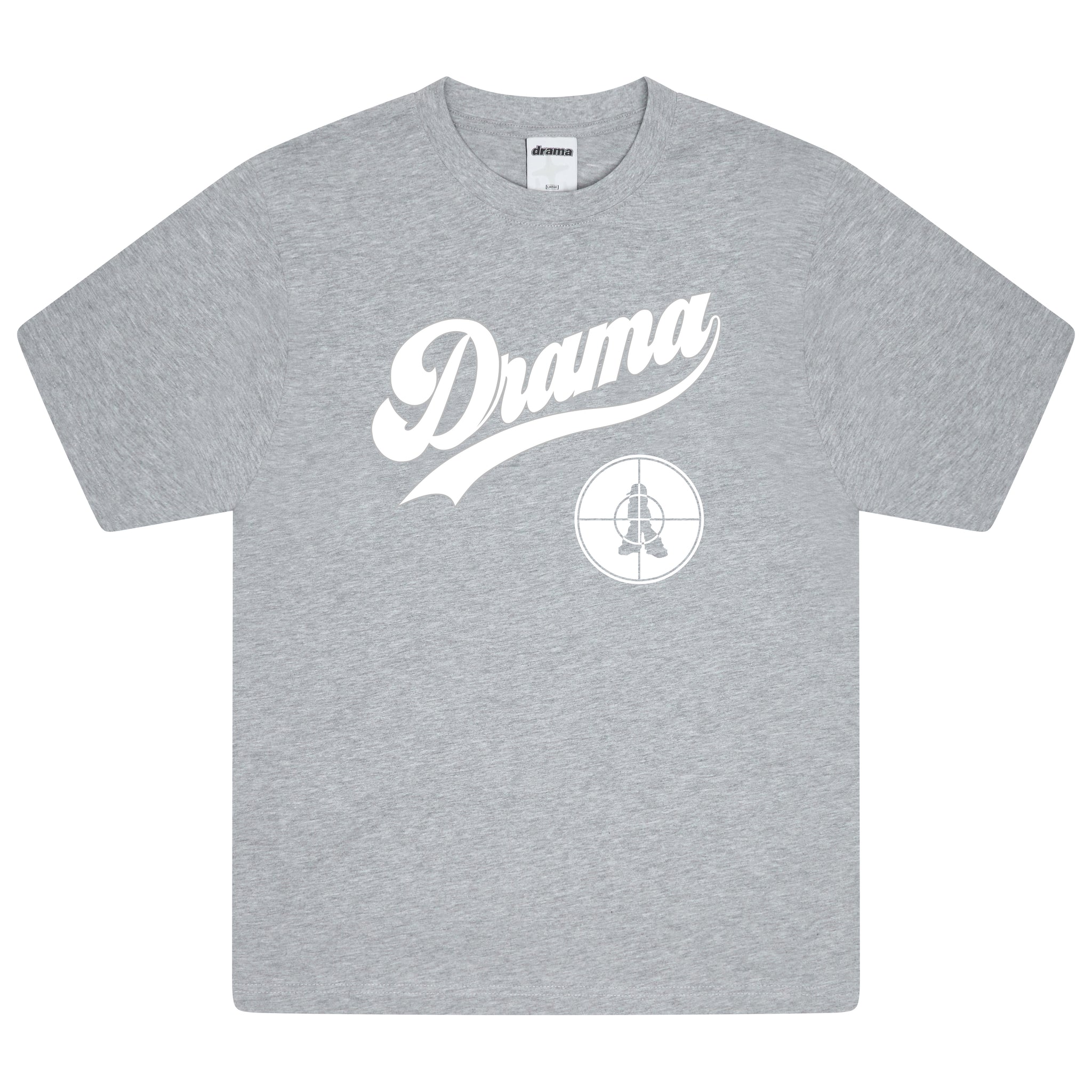 ENEMY SCRIPT TEE (GREY) * NEW BLANK